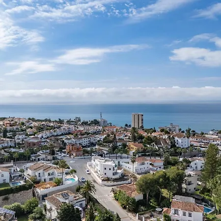 With Private Pool Sea Views & Peaceful Surroundings In Mijas Villa *